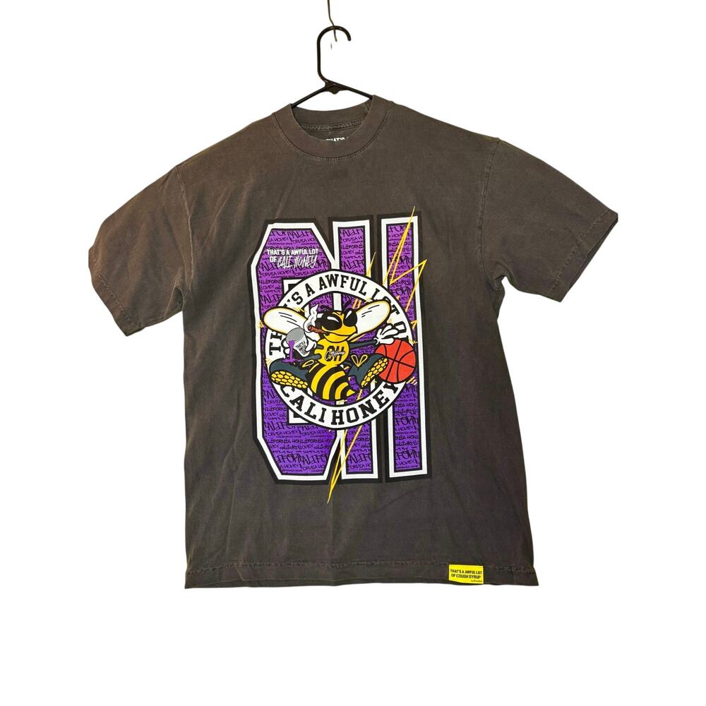 NWOT - Awful Lot of Cough x Cali Honey Shirt - Medium - Gray